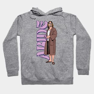 Dude abides stand drinking Hoodie